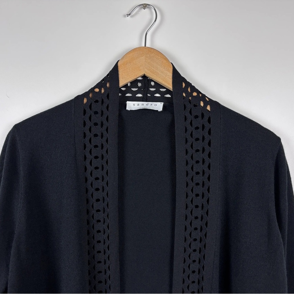 Sandro Paris Open Long Cardigan